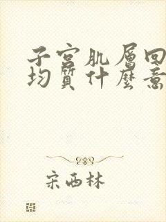 子宫肌层回声不均质什么意思