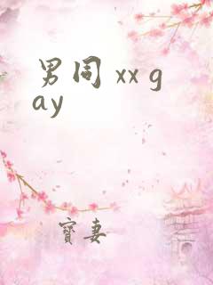 男同 xx gay