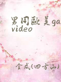 男同欧美gay video