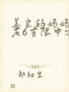 善良的妈妈的朋友6有限中字