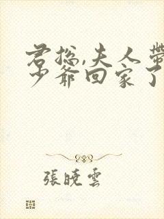 君总,夫人带着少爷回家了 短剧