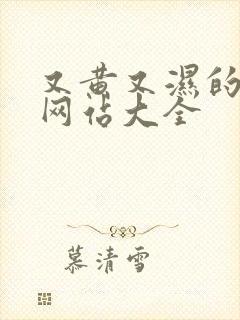 又黄又湿的视频网站大全