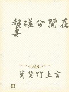 超碰公开在线人妻