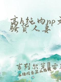 高h纯肉np文骚货人妻