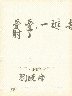 爱爱,一进去就射了