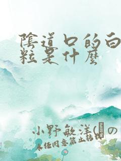 阴道口的白色颗粒是什么