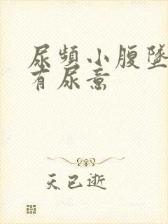 尿频小腹坠胀总有尿意