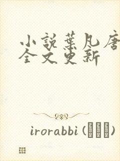 小说叶凡唐若雪全文更新