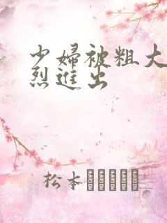 少妇被粗大的猛烈进出