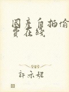 国产自拍偷拍免费在线