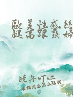 欧美性感丝袜美腿高跟熟妇