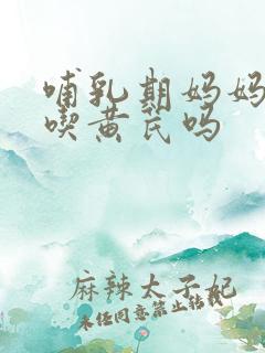 哺乳期妈妈可以吃黄芪吗