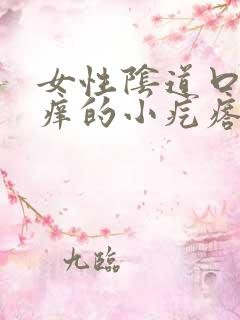 女性阴道口有痒痒的小疙瘩