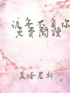 流年不负你情深 免费阅读