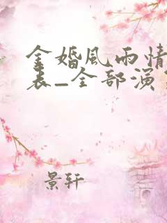 金婚风雨情演员表_全部演员介绍