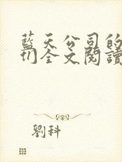 蓝天公司的空姐们全文阅读