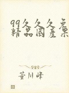 99久久久免费精品国产果冻传媒