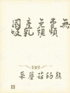 国产免费无遮挡吸乳视频