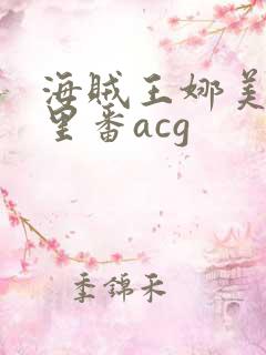 海贼王娜美本子里番acg