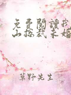 免费阅读我的冰山总裁未婚妻