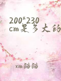 200*230cm是多大的被子