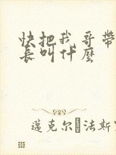 快把我哥带走班长叫什么