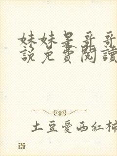 妹妹是哥哥的小说免费阅读