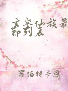 玄鉴仙族最新章节列表