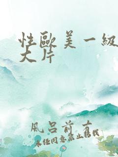 性欧美一级特黄大片