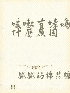 咳嗽有哮鸣音是什么原因