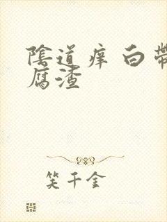 阴道痒 白带豆腐渣