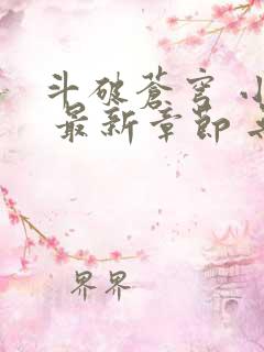 斗破苍穹 小说 最新章节 无弹窗