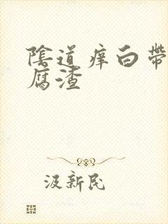 阴道痒白带像豆腐渣