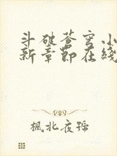 斗破苍穹小说最新章节在线