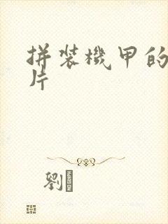 拼装机甲的动画片