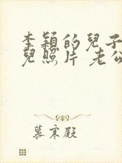 李颖的儿子和女儿照片 老公