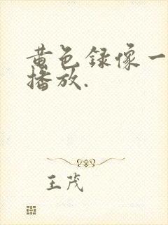 黄色录像一级片播放.