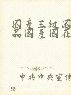 国产三级国产精品国产国在线观看