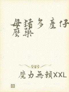 母猪多产仔用什么药