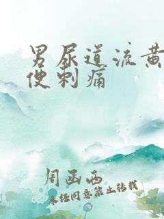 男尿道流黄脓小便刺痛