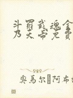 斗罗武魂金乌吾乃天帝免费阅读