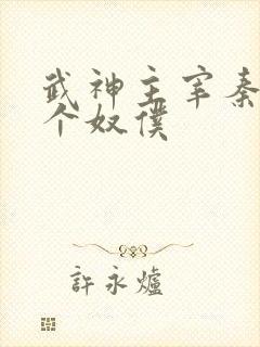 武神主宰秦尘几个奴仆