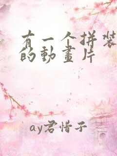 有一个拼装机甲的动画片