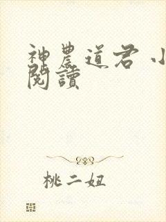 神农道君 小说阅读