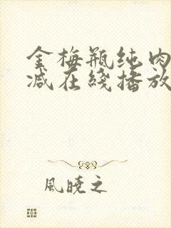 金梅瓶纯肉无删减在线播放