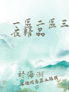 一区二区三区午夜精品