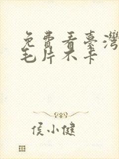 免费看台湾av毛片不卡