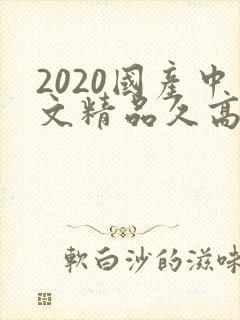 2020国产中文精品久高清91