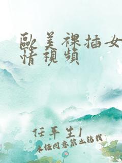 欧美裸插女人激情视频