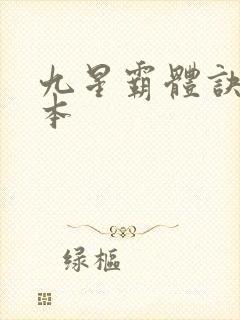 九星霸体诀 完本